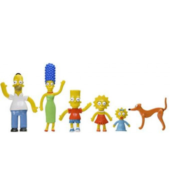 NJ Croce Simpsons Family Bendable Action Figure Box Set