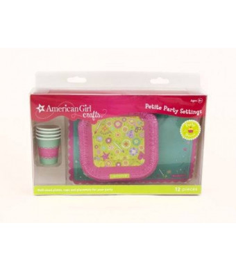 American Girl Crafts Doll Size Plates Cups And Placemats