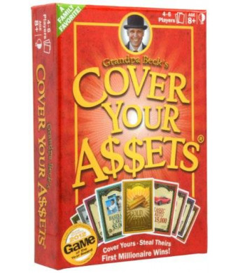 Grandpa Beck's Games Grandpa Beck's Cover Your Assets Card Game, Be the First Millionaire, with Jewels, Cash, and Gold and Silver