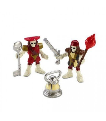 Fisher-Price Imaginext Pirate Ship Skeleton Pirate Captain and Officer