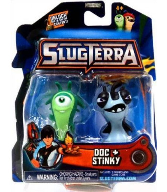 Slugterra Toys, Games & Dart Mini Action Figures Slugterra Mini Figure 2-Pack Doc and Stinky [Includes Code for Exclusive Game Items]