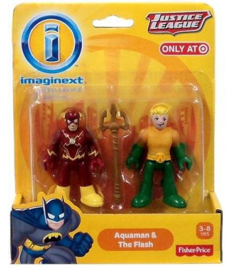 Justice League Imaginext Aquaman and The Flash DC Comics two pack