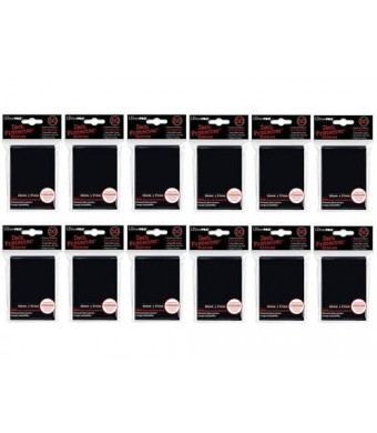 (600x) Ultra PRO Black Deck Protectors Sleeves Standard MTG Colors