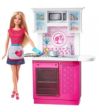 Barbie Doll and Kitchen Furniture Set