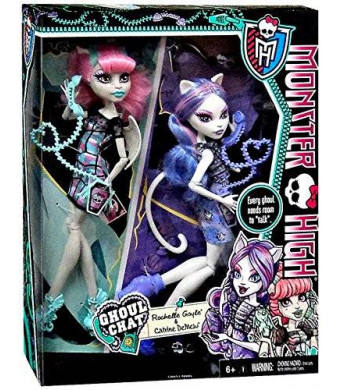 Mattel Monster High Ghoul Chat Doll 2-Pack Rochelle Goyle and Catrine DeMew