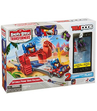 Angry Birds Transformers Telepods Optimus Prime Bird Raceway
