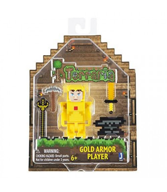 Terraria Gold Armor Player Toy with Accessories