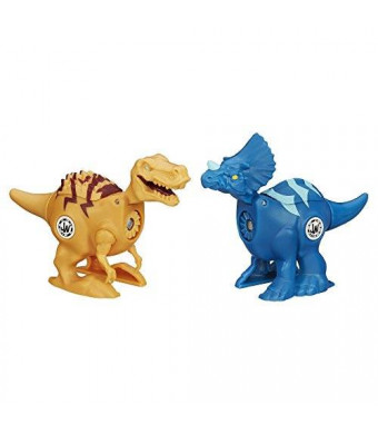 Jurassic Park Jurassic World Brawlasaurs Tyrannosaurus Rex vs. Triceratops Figure Pack