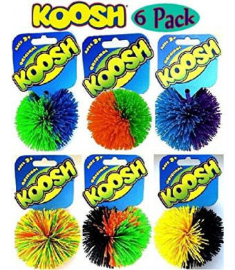 Koosh Balls Multi-Color Gift Set Bundle - 6 Pack