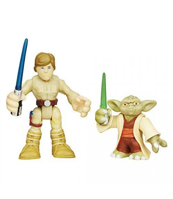 Playskool Heroes Star Wars Galactic Heroes Yoda and Luke Skywalker