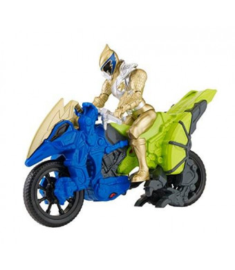 Power Rangers Dino Charge - Dino Cycle with 5" Gold Ranger Action Figure