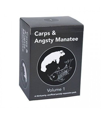 Carps & Angsty Manatee Carps and Angsty Manatee - Vol. 1 - A 150 Card Expansion Pack for Everyone's Favorite Party Game