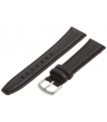 Hadley Roma Hadley-Roma Men's MSM881RA-190 19-mm Black Oil-Tan Leather Watch Strap