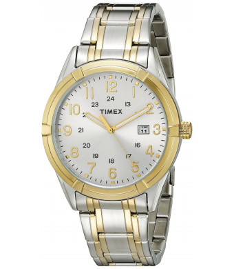 Timex Men's TW2P765009J City Collection Analog Display Quartz Two Tone Watch