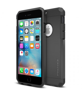 iPhone 6s Case, Trianium [Protak Series] Premium Protective Dual Layer case [Black] Shock-Absorbing TPU + Hard Bumper Cases for Apple iPhone 6 / iPhone 6S (2014/2015)