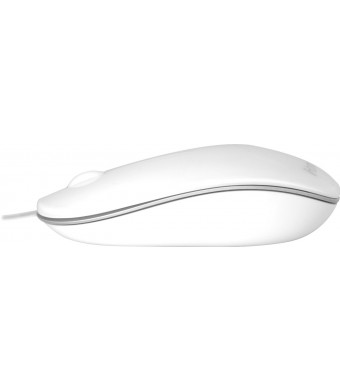 iHome Wired Mac Mouse - White (IMAC-M100W)