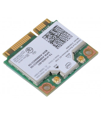 Intel 3160.HMWG.R Dual Band Wireless AC + Bluetooth Mini PCIe card Supports 2.4 and 5.8Ghz B/G/N/AC Bands with Mounting Screws