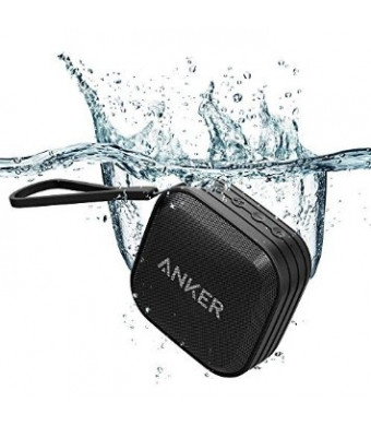 Anker SoundCore Sport Portable Bluetooth Speaker [IPX7 Waterproof/Dustproof Rating, 10-Hour Playtime] Outdoor Wireless Shower Speaker with Enhanced Bass and Built-In Microphone