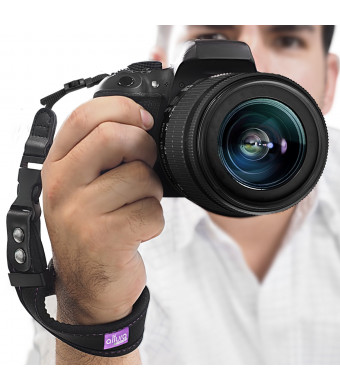 Camera Hand Strap - Rapid Fire Heavy Duty Safety Wrist Strap by Altura Photo w/ 2 Alternate Connections for Use w/ Large DSLR or Point and Shoot Cameras (2016 Update)
