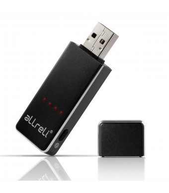 USB Voice Recorder, aLLreLi 8GB Capacity and Battery Display Recorder - Rechargeable USB SPY for Recording Interviews, Lectures and Meetings