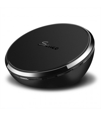 Seneo Wireless Charging Pad with Intelligent Indicator, Anti-Slip Rubber, Security Charger for Sam