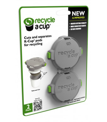 Medelco Recycle A Cup Cutter for K-Cup Pods, Gray