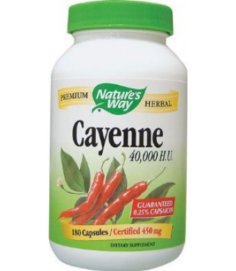 Nature's Way - Cayenne, 450 mg, 100 capsules