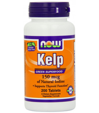 Now Foods Kelp, 150mcg of Natural Iodine, 200 Tablets