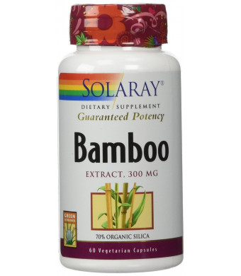 Solaray Bamboo Supplement, 300mg, 60 Count