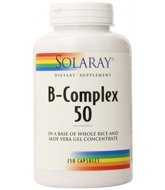 Solaray B-Complex 50 -- 250 Capsules