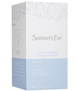 SUMMER'S EVE Extra Cleansing Douche 4 Pack-18 oz
