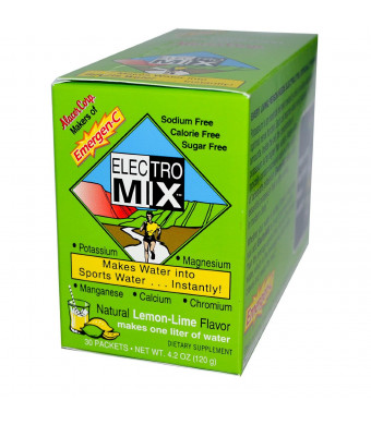 Alacer Corp. ElectroMIX Emergen-C Lemon-Lime - Drink Mix: 30 PKTS (4.2 oz)