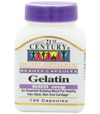 21st Century Gelatin 100 Capsules, (Pack of 2)