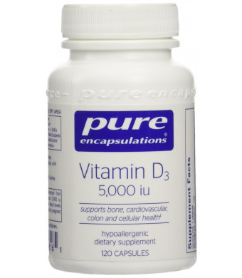 Pure Encapsulations - Vitamin D3 5,000 i.u. 120's [Health and Beauty]