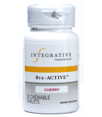 Integrative Therapeutics, Inc. B12-Active, Cherry Flavor, 30 Chewable Tablets