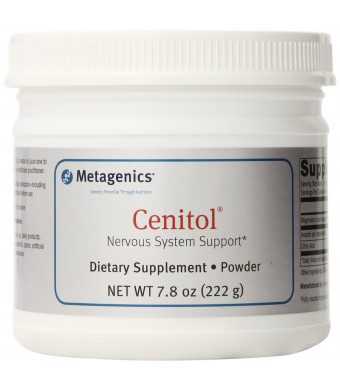 Metagenics Cenitol Powder Nervous System Support, 7.8 Ounce