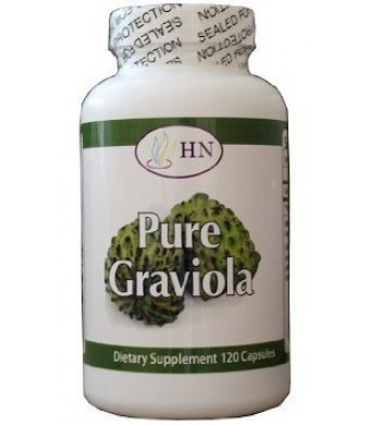 Fresh Health Nutritions Graviola 120 Capsules Bottle, 1300 mg, 4 Ounce