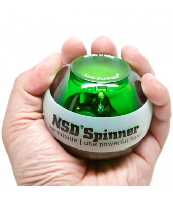 NSD Power Lit Spinner Gyroscopic Wrist and Forearm Exerciser Featuring LED Light