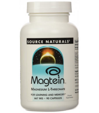Source Naturals Magtein Supplement, 90 Count