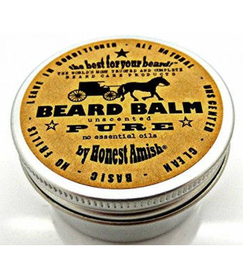 Honest Amish - PURE - Fragrance Free Beard Balm - All Natural