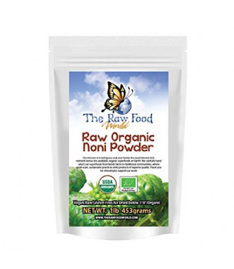 The Raw Food World Certified Organic Wildcrafted Noni Powder 16oz
