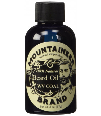 Mountaineer Brand Natural Beard Oil-WV Coal-2 Oz TWICE THE SIZE OF MOST