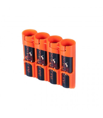 Storacell Powerpax 18650 Battery Caddy, Orange, 4-Pack