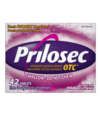 Prilosec OTC Wildberry Tablets-42 ct