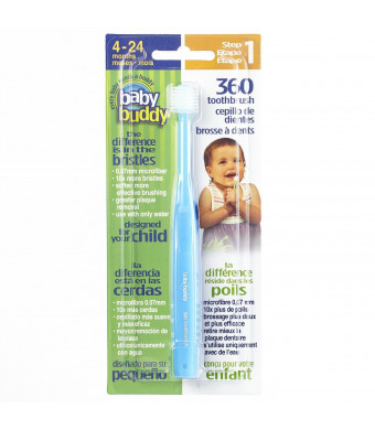 BaBuddy Baby Buddy 360 Toothbrush Step 1, Blue