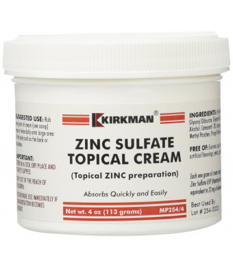 Kirkman Group, Inc. Zinc Sulfate Topical Cream 4 oz