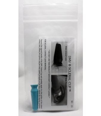 DMV Scleral Cup Large Contact Lens Handler - Inserts and Removes Scleral Contact Lenses and Prosth