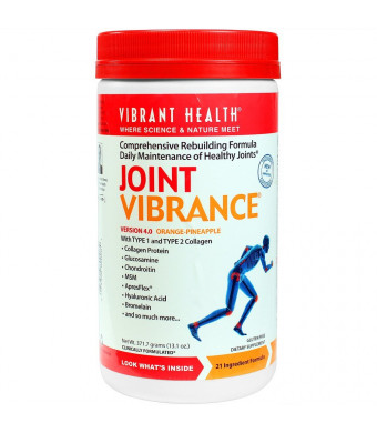 Vibrant Health - Joint Vibrance - Comprehensive Rebuilding Formula Daily Maintenance of Healthy Joints, 13.1 ounce (FFP)