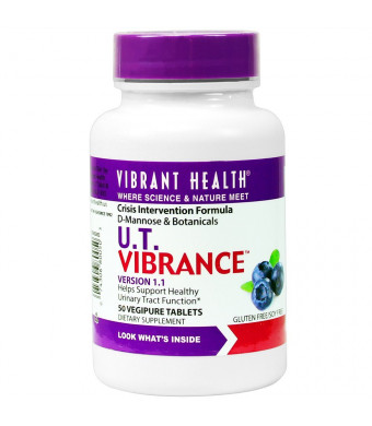 Vibrant Health - U.T. Vibrance - D-Mannose and Botanicals Designed to fight E. Coli and promote UT