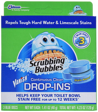 Scrubbing Bubbles Vanish Continuous Clean Drop-Ins, 3 Count (Pack of 6)